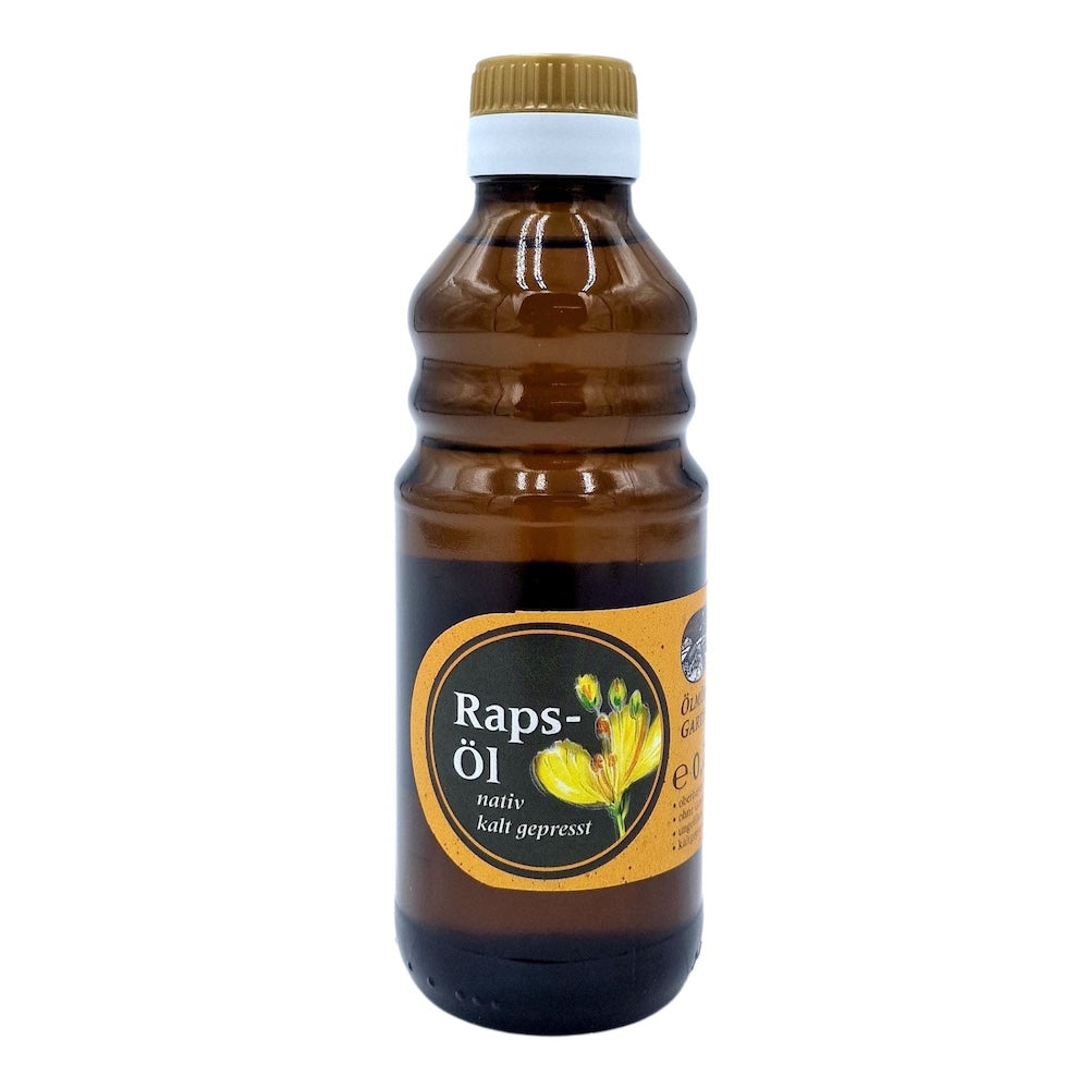 Rapsöl kaltgepresst, nativ und fein-würzig