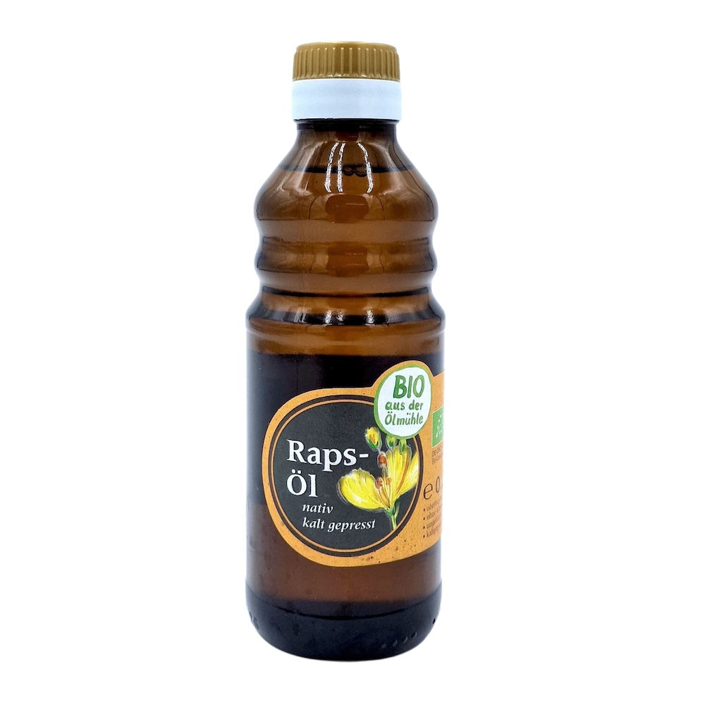 Bio Rapsl - kaltgepresst & reich an Omega-3 lmhle Garting Bio Rapsl - kaltgepresst & reich an Omega-3 lmhle Garting