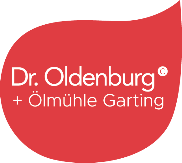 Tropfenlogo Naturkosmetik Dr. Oldenburg und Ölmühle Garting