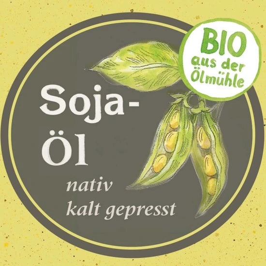 Bio Sojaöl kaltgepresst – reich an ungesättigten Fettsäuren