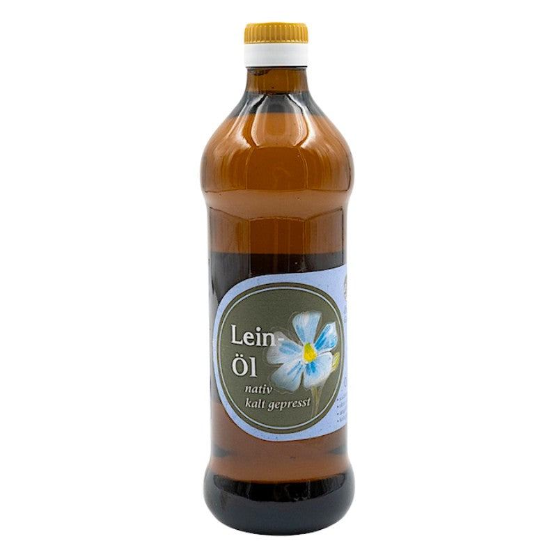 Leinöl kaltgepresst – nativ & mild-nussig