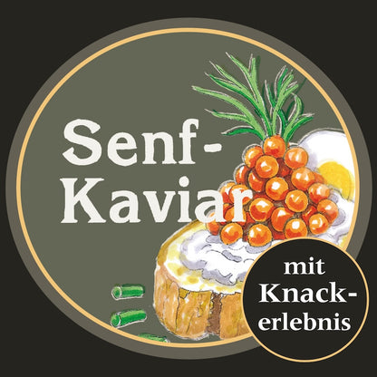 Senfkaviar vegetarisch – regional & glutenfrei