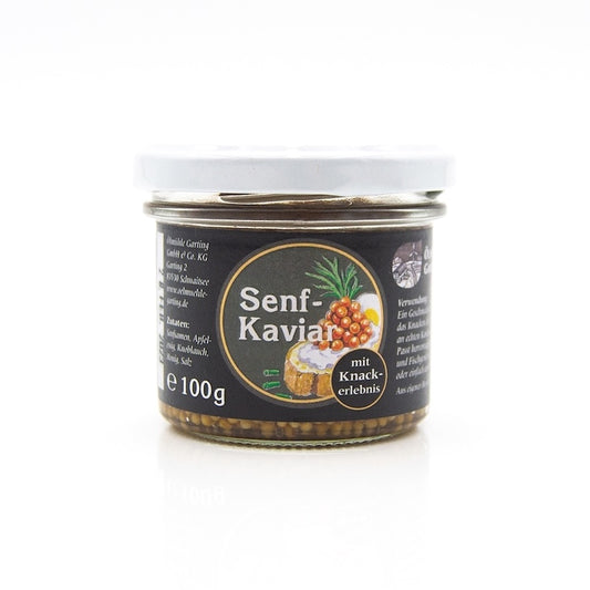 Senfkaviar vegetarisch – regional & glutenfrei