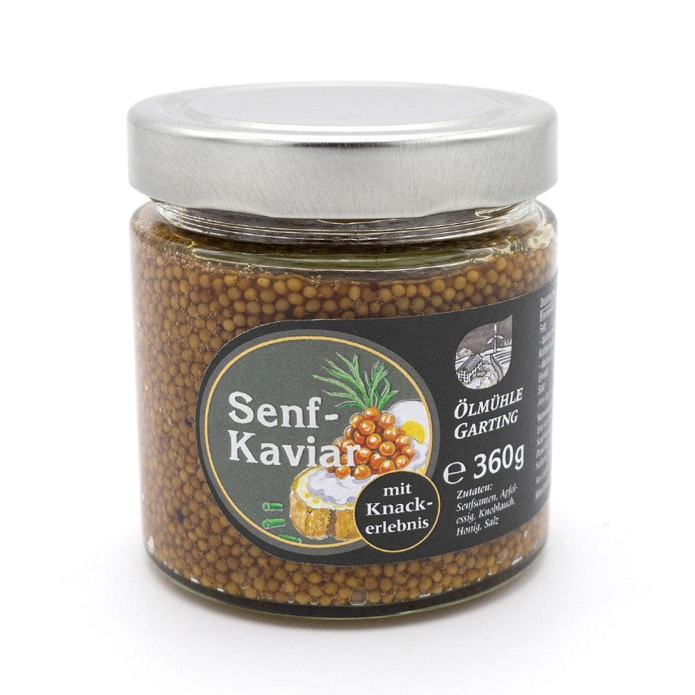 Senfkaviar vegetarisch – regional & glutenfrei