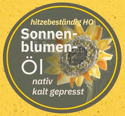 High-Oleic Sonnenblumenöl – kaltgepresst & hitzestabil