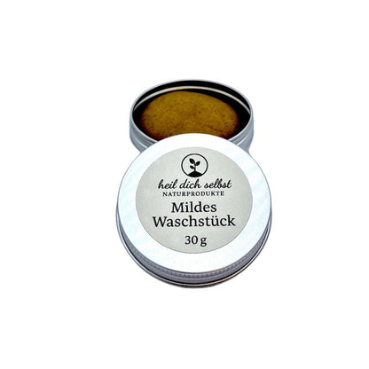 Mildes Waschstück – Feste Gesichtsreinigung Naturkosmetik