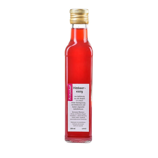 Himbeeressig naturtrüb – frisch‑fruchtig & unfiltriert