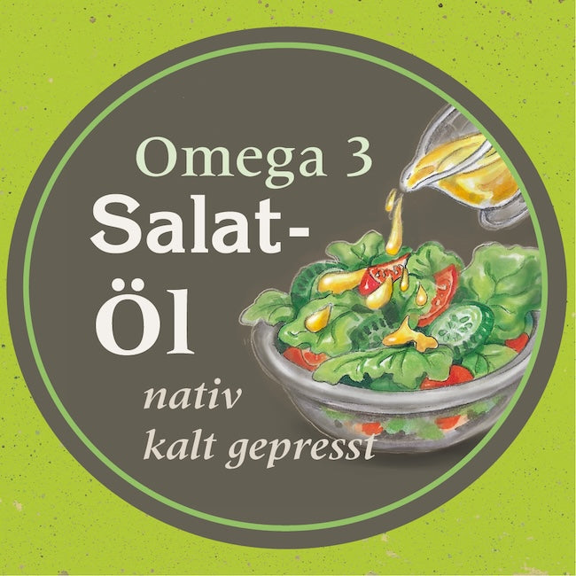 Omega-3 Salatöl – vegan & kaltgepresst